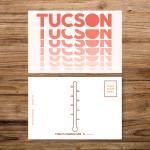 Postcard: "Tucson" (Red on White)